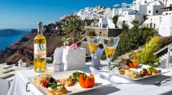 santorini food