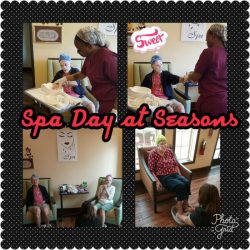 Spa Day At Seasons Alzheimer’s Care and Assisted Living