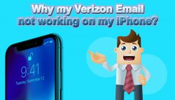 Why my Verizon Email not working on my iPhone?