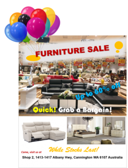 FURNITURE BARGAIN SALE – Perth Australia