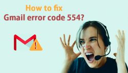 How to fix Gmail error code 554?