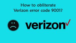 How to obliterate Verizon error code 9001?