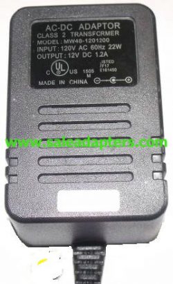 MW48-1201200 AC ADAPTER 12V 1.2A CLASS 2 TRANSFORMER