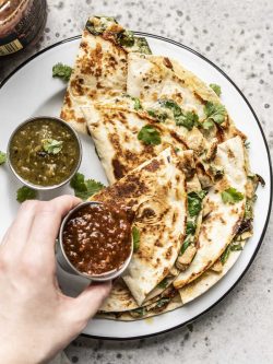 Creamy Chicken and Spinach Quesadillas – Budget Bytes