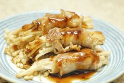 Enoki Mushrooms Pork Rolls Recipe