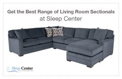 Get the Best Range of Living Room Sectionals at Sleep Center