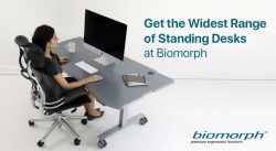 Get the Widest Range of Standing Desks at Biomorph