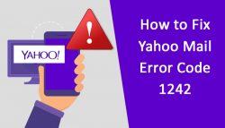 How to Fix Yahoo Mail Error Code 1242?