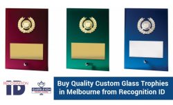 Buy Quality Custom Glass Trophies in Melbourne from Recognition ID