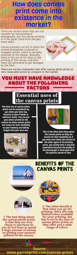 Decorate your bedroom by having the use of the canvas photo prints