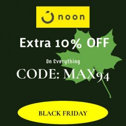 Noon Discount Code: Extra 10% discount on everything.