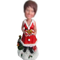 Personalized Custom Christmas bobble head