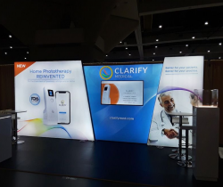 Backlit Trade Show Displays and Freestanding Lightbox Exhibits