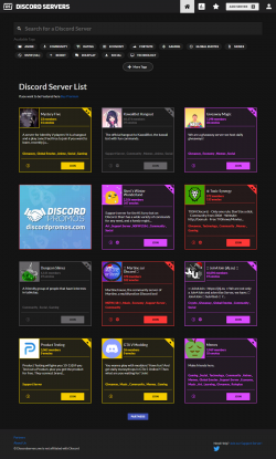 Discord server list
