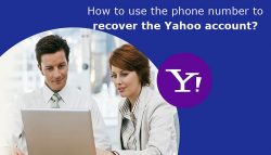 How to use the phone number to recover the Yahoo account?