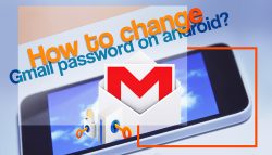 How to change Gmail password on android?