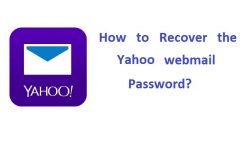 How to recover the Yahoo webmail Password?