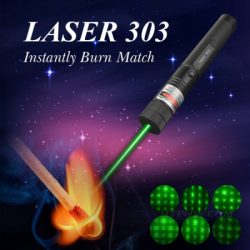 HTPOW Shop Green Laser Pointer 532nm Visible Beam Light Burns