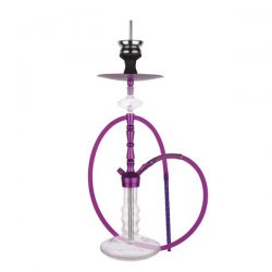 Hookah Glass Smoking Water Pipe Shisha Purple