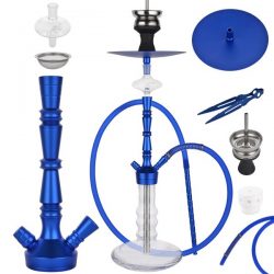 Shisha Smoking Water Pipe Hookah Dark Blue﻿