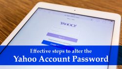 Effective steps to alter the Yahoo account password