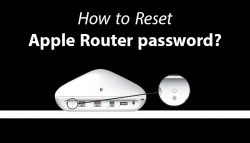 How to Reset Apple Router password?