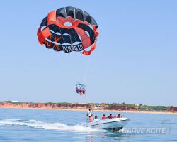 Parasailing in the Algarve