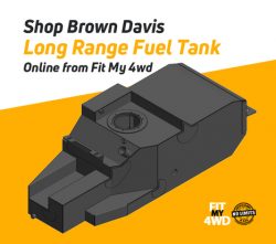 Shop Brown Davis Long Range Fuel Tank Online from Fit My 4wd