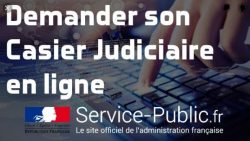 Demande extrait casier judiciaire