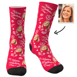 Custom Face Socks Mom-Happy Mother’s Day