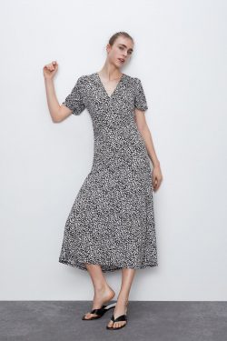 PRINTED MIDI DRESS | ZARA Australia