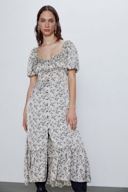 PRINTED SATIN DRESS | ZARA Australia