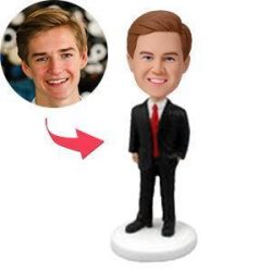 Male Executive In Power Suit Custom Bobblehead