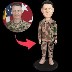 Male Soldier Custom Bobblehead