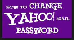 How to Change My Yahoo Mail Account Password?