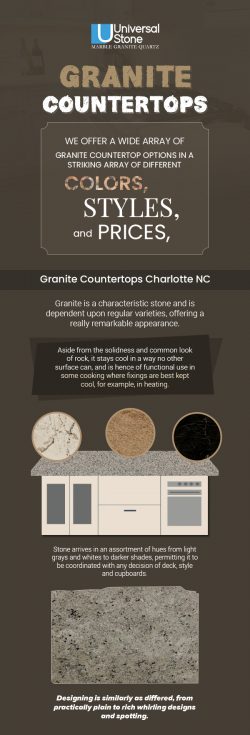 Enhance the Look of your Kitchen with Granite Countertops in Charlotte NC from Universal Stone