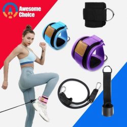 Resistance Bands With Ankle Straps Cuff With Cable For Attachment Booty Butt Thigh Leg Pulley St ...