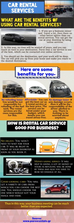 Car rentals offer excellent services to people and allow them to rent a car at a much affordable ...