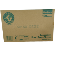 Earth2Earth Compostable Food Prep Gloves / 100 Gloves