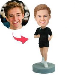 Male Runner Custom Bobblehead