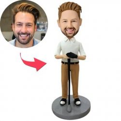 Male Golfer Custom Bobblehead