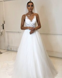 Designer Hochzeitskleider Weiß | Brautkleider Mit Spitze Online