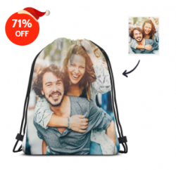 galaxy personalized photo backpack