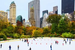 Wollman Rink NYC in Autumn