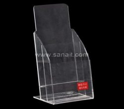 Acrylic brochure display stand, Clear brochure holder