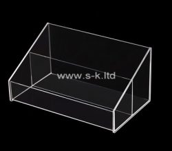 Custom 2 grids acrylic display holder, clear perspex display holder