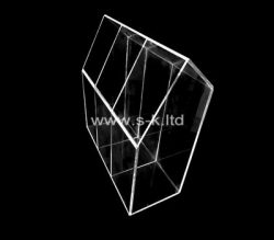 Custom 2 grids acrylic display holder, clear perspex display holder