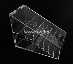 Custom 2 grids acrylic display holder, clear perspex display holder