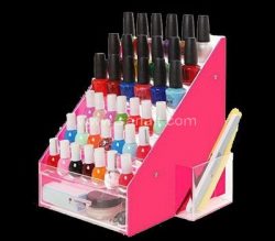 Custom nail polish display holder, acrylic nail polish stand