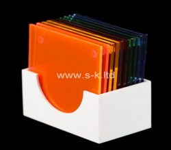 Custom 5 sided white acrylic display case, plexiglass display case